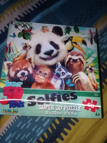 Super 3D puzzle selfies animaux Zoo Neuf