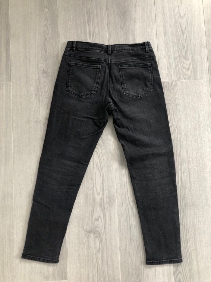 Jeans fille 12 ans slim noir kiabi - photo numéro 3