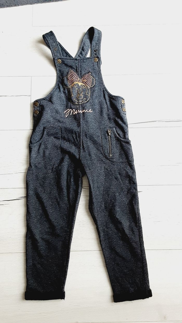 Vêtement fille salopette grise Minnie Disney Minnie Mouse 6 ans