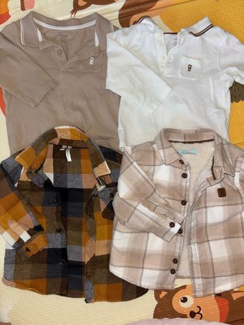 Lot de chemise 6 mois 