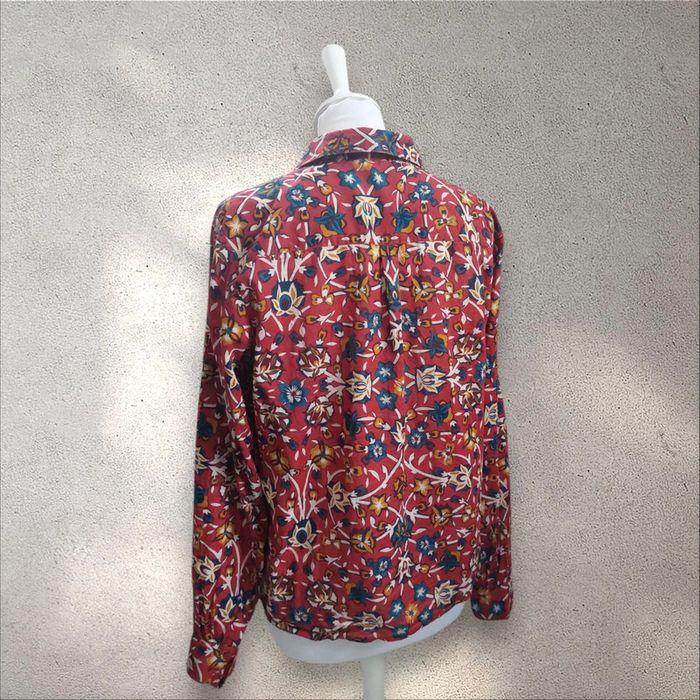 Chemise à fleurs Monoprix femme BIO taille 38 - photo numéro 3