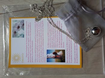 Bola en acier /argent