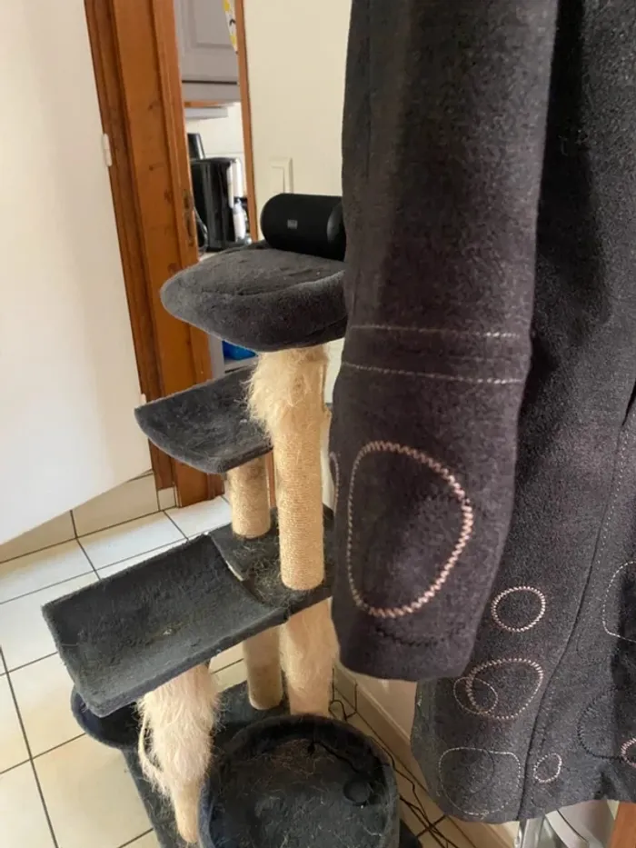 Manteau noir Kiabi – Taille XL – Élégant & original 🖤 - photo numéro 6