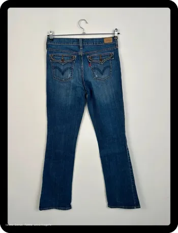 Jean Levi's Femme 515 Bootcut Marine | W28 FR38 | Très Bon État | BP115