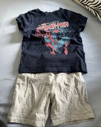Pyjama court garçon Spiderman