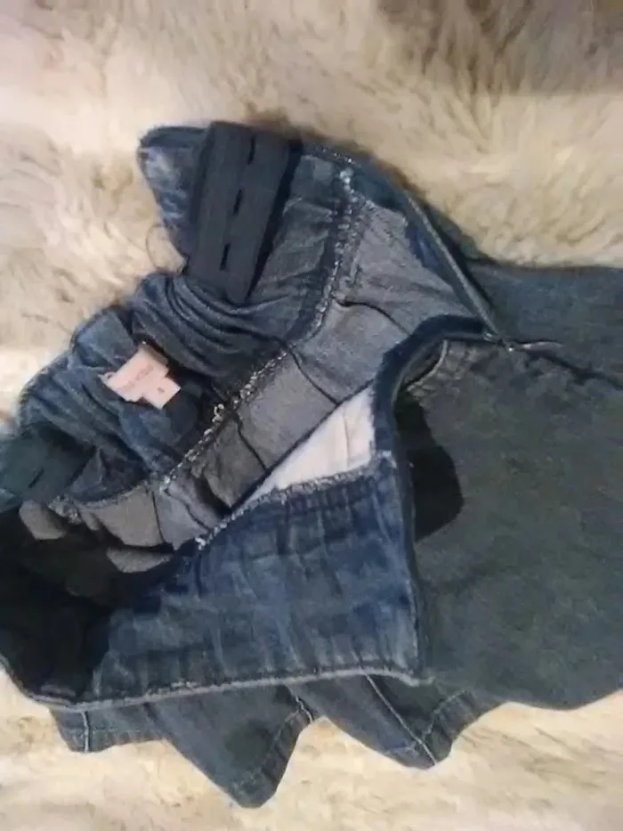 Jupe plissée en jean 4 ans- Tex Kids -2 vêtements achetés le 3ème offert - photo numéro 5