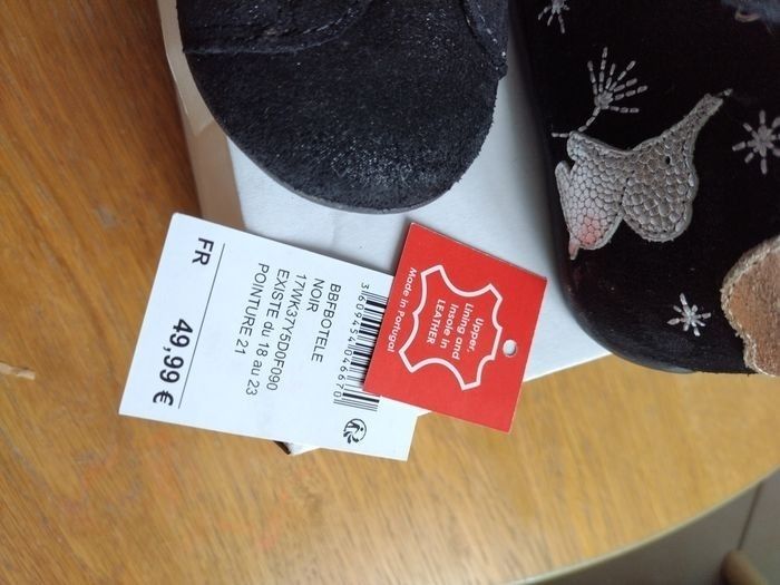 Chaussures bébé fille DPAM taille 21 - photo numéro 4