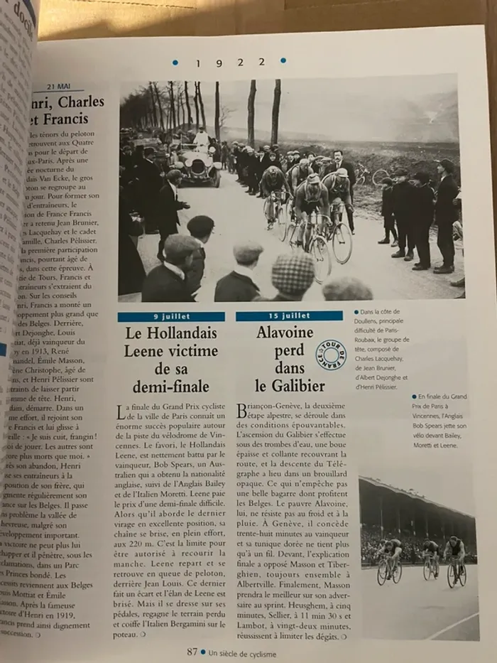 Un siècle de cyclisme 9782702126134 - photo numéro 3