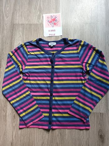 Gilet 8 ans alphabet