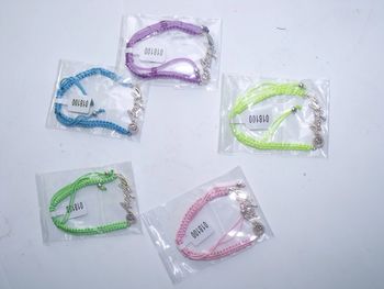 Bracelet Angel en strass et cordon tresser réglable