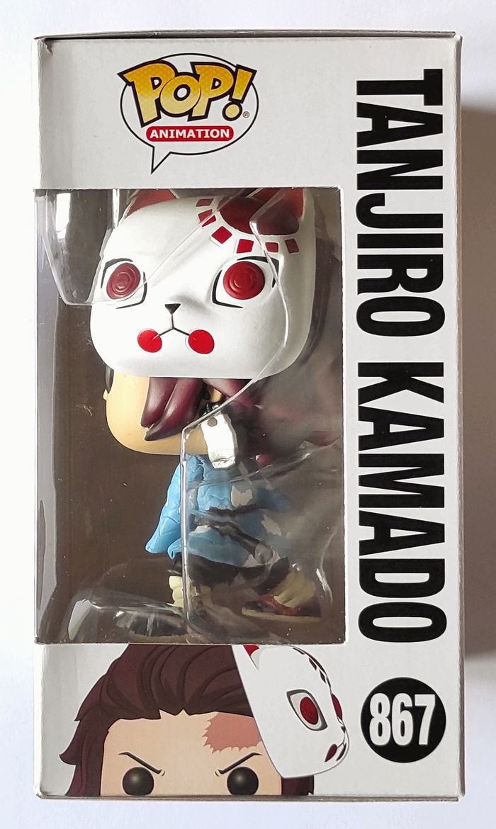 Funko POP Tanjiro Kamado Mask #867 Exclusive - Demon Slayer - Figurine Vinyle - photo numéro 2