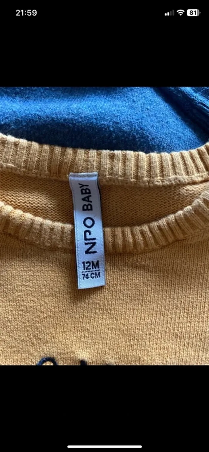 Pulls garçon 12 mois - photo numéro 3