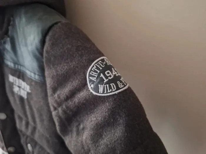 Manteau zippé gris marron garçon Gémo 18 mois - photo numéro 2