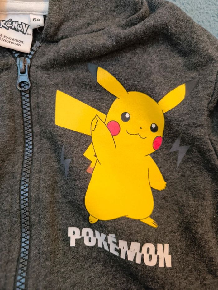 Gilet zippé garçon pokemon 6 ans - photo numéro 4