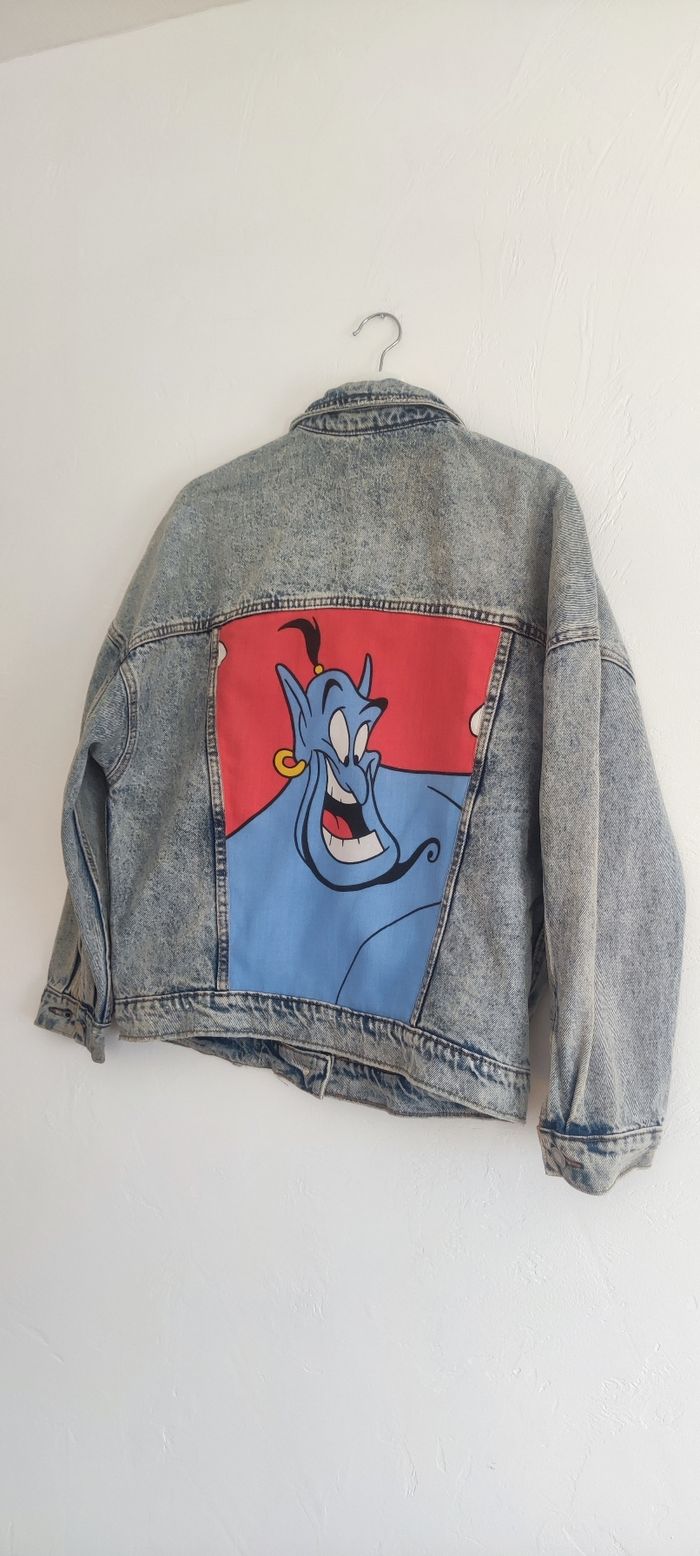 Veste en jean customisée Aladdin (Génie) - photo numéro 2