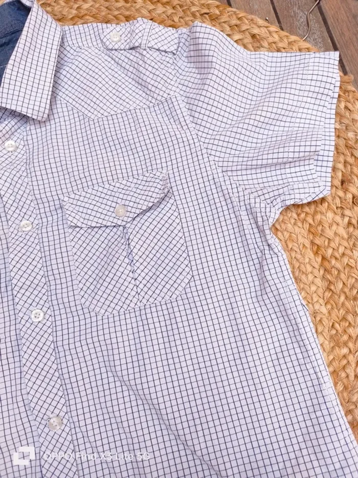 Chemise panche courte L - photo numéro 3