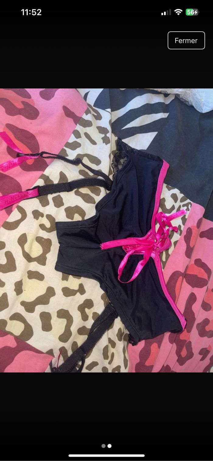 Culotte avec porte-jarretelles