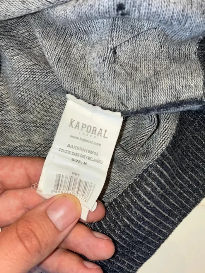 Pull gris foncé - Kaporal - taille M - photo numéro 5