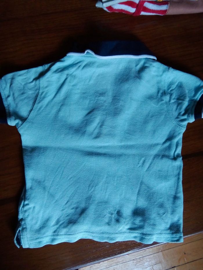 Polo bleu clair 6 mois - photo numéro 3