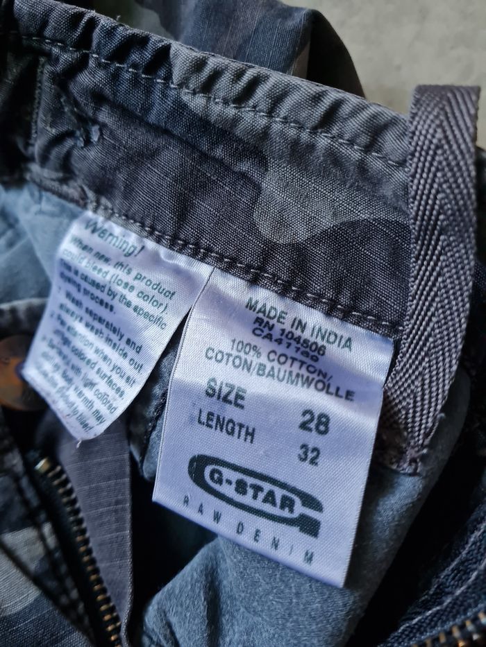 pantalon jean cargo militaire G.star Raw taille 28 / 32 US taille 38 FR - photo numéro 6