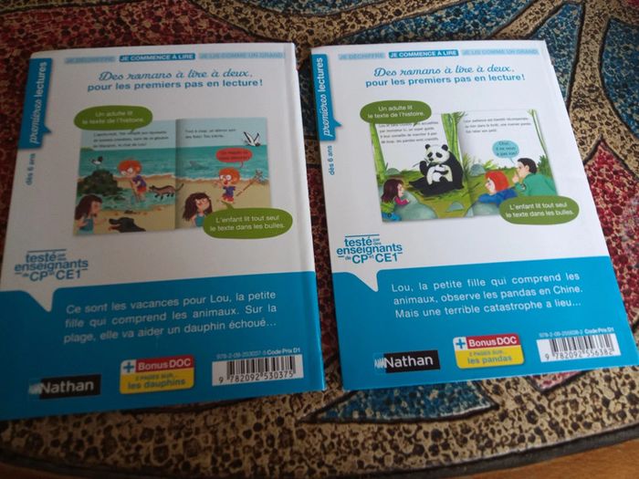 Lot de 2 livres les animaux de Lou - photo numéro 3