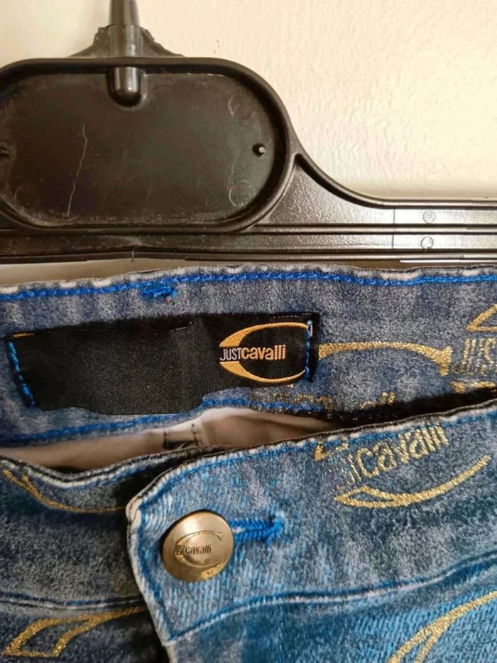 C31 jeans marine just Cavalli W31 - photo numéro 3