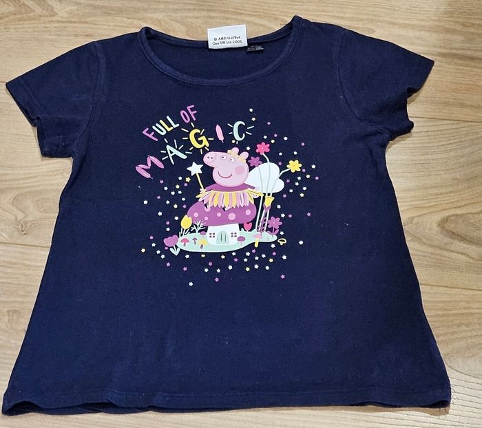 Lot 2 tee-shirts Peppa Pig - Taille 4-6 ans (110/116) - photo numéro 3