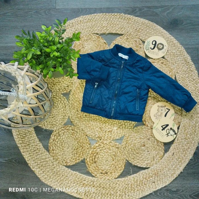 🧥 Veste matelassée Bébé – Shein – Taille 9 mois / 74 cm 🧥