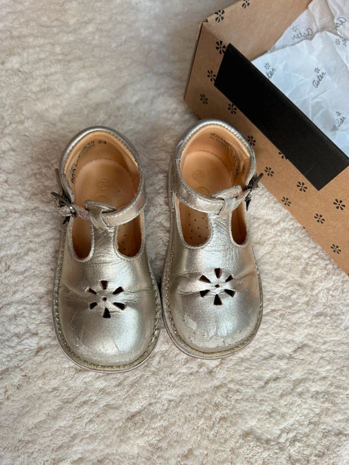 Sandales dorées Aster fille 24