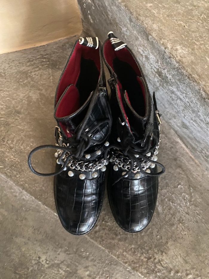 Boots fantaisie noire Erynn 41 - photo numéro 5