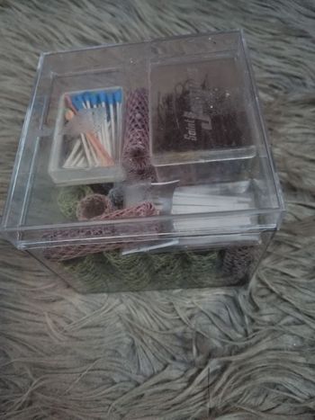 Bigoudis avec accessoires vintage