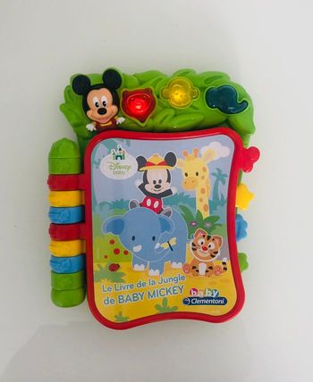 Clementoni Disney le livre de la jungle de Baby Mickey 6-36 mois interactif éducatif lot SOP77
