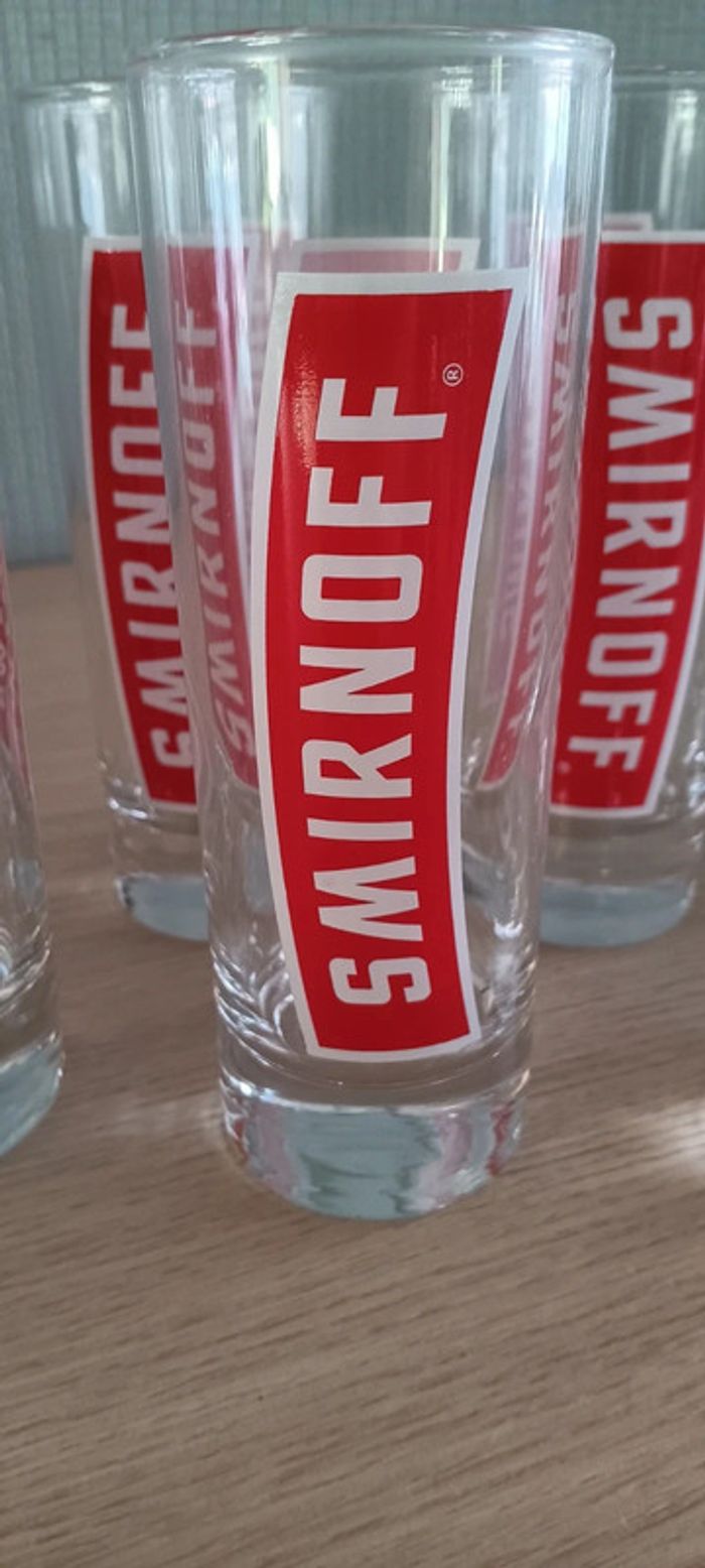 6 verres Smirnoff tubo - photo numéro 2