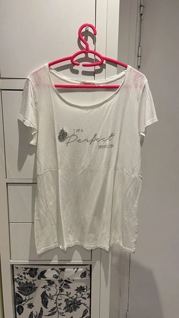 T-shirt blanc Camaïeu