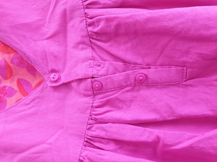 Robe fuchsia réversible - T2A - Du Pareil au même - photo numéro 5