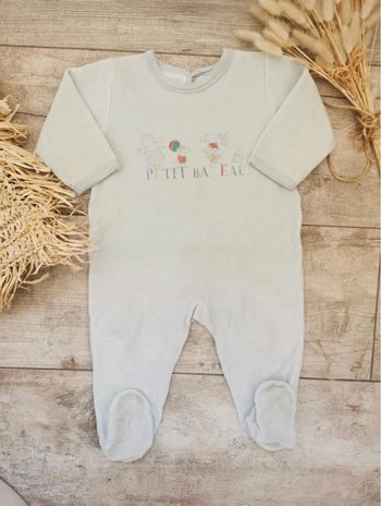 🌺Pyjama 1 pièce Petut Bateau 12mois gris