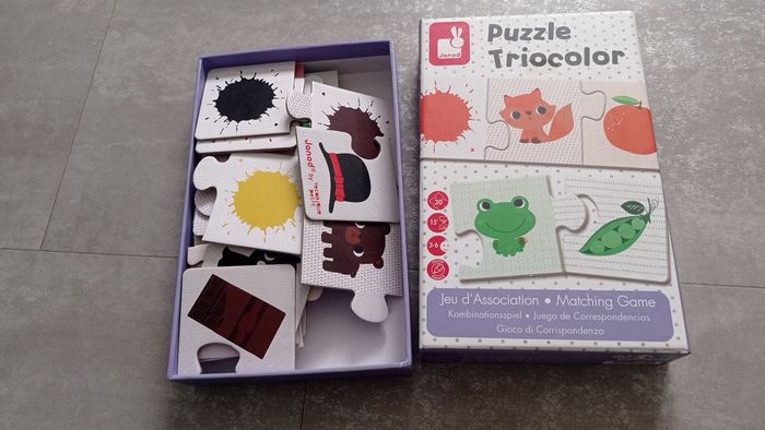 Puzzle tricolore janod
