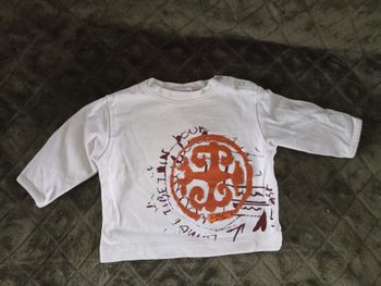 Tee-shirt manches longues 3 mois