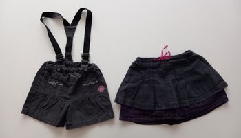 Lot jupe et short hiver