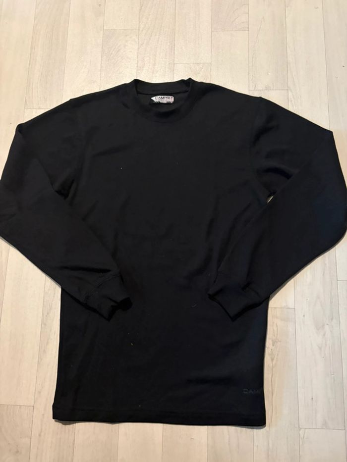 T-shirt 11/12 ans sport noir manches longues campri très bon état
