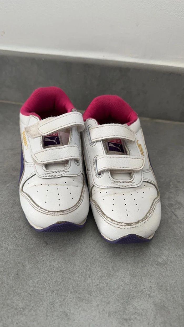 Basket puma scratch enfant