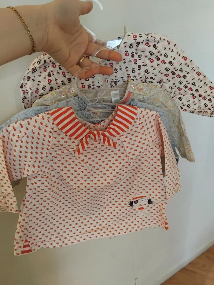 Tunique chemise fille 6mois