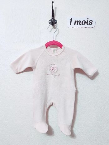 Pyjama bébé fille taille 1 mois Tape à L'oeil