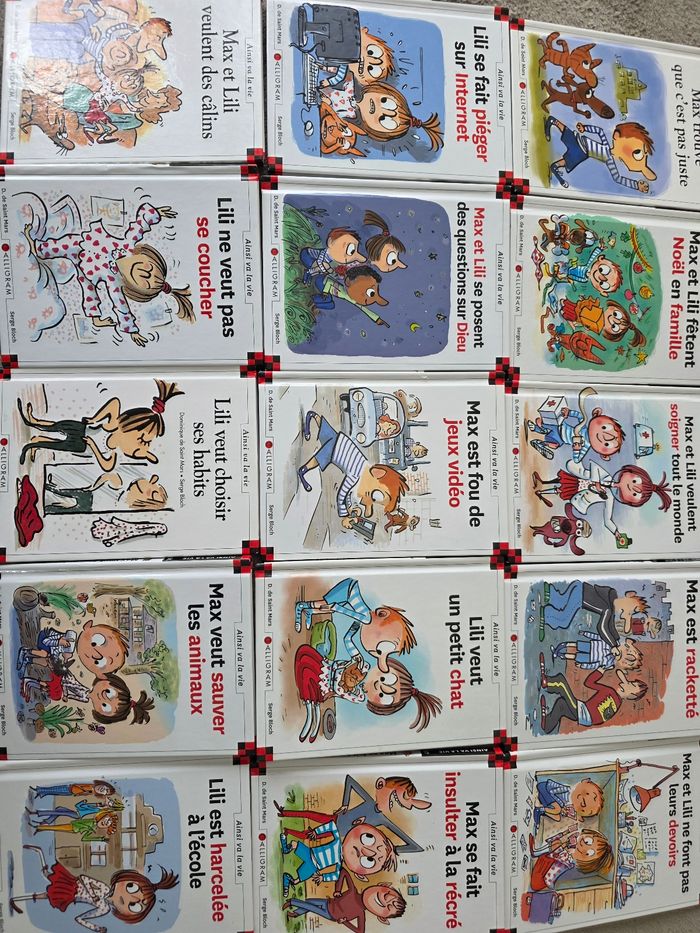 Lots de 30 livres max et lili - photo numéro 4