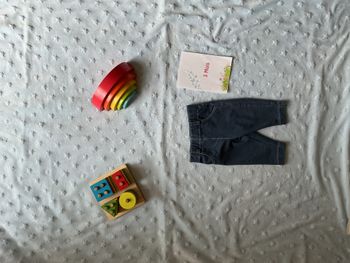 legging long effet jean bleu taille élastique kiabi 3 mois