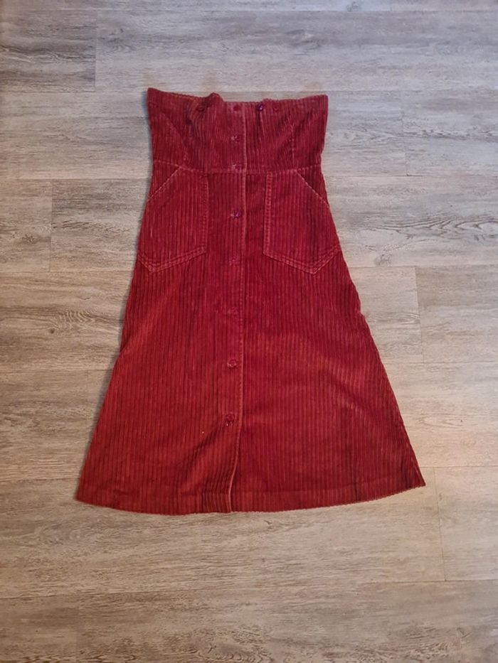 Jupe velours vintage