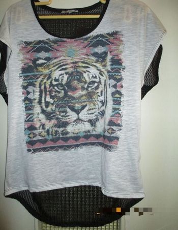 Tee shirt Kwoman XL motif lion 42