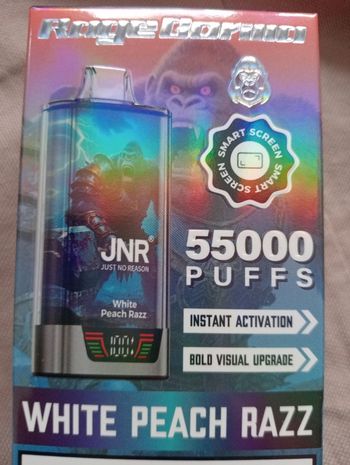 55k JNR white peach razz 2%