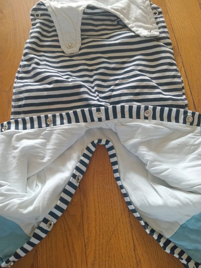 Salopette garçon Marinière coton 12-24 mois - photo numéro 10
