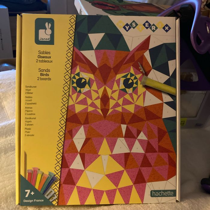 Coffret sable, oiseaux janod